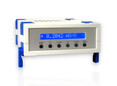 Measuring amplifier in desktop-housing for sensors with straingages. Serial port RS232, USB port, Ethernet,CANOpen; analogue output -5 V...+5 V, limiting frequency 260Hz, input sensitivity 3.5 mV/V.