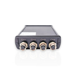 4-Kanal Messverstärker mit USB Port für Messungen mit Dehnungsmessstreifen, Kraftsensoren, Drehmomentsensoren, Temperatursensoren und für die Spannungsanalyse mit Dehnungsmessstreifen