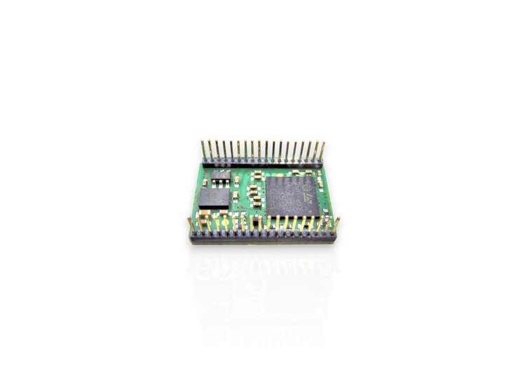 Messverstärker-Modul als Leiterkarte für Sensoren mit Dehnungsmessstreifen für die Integration in elektronischen Baugruppen. 6x 16Bit ADC; Samplingfrequenz 10Hz ... 25kHz, Eingangsempfindlichkeit konfigurierbar 0,1 mV/V ... 8 mV/V
