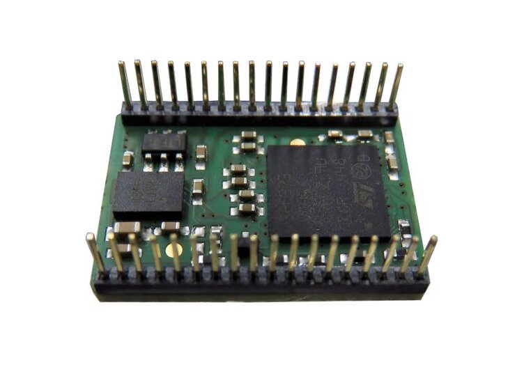 Das Development Board dient zur Aufnahme eines GSV-6CPU Moduls; Die Spannungsversorung und die Kommunikation erfolgt über den USB Port oder CAN bus;