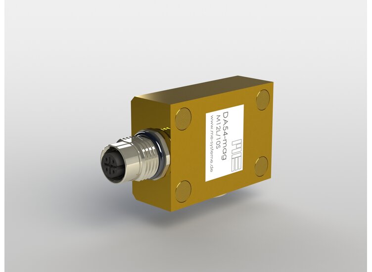 Strain Sensor, 350 Ohm, 38 mm x 54 mm x 20 mm, M12 Plug, easy mounting by sticking