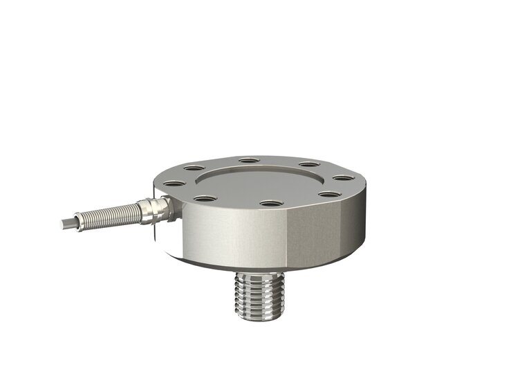 Kraftsensor für Zugkraft und Druckkraft mit den Messbereichen 150 kN, 200kN