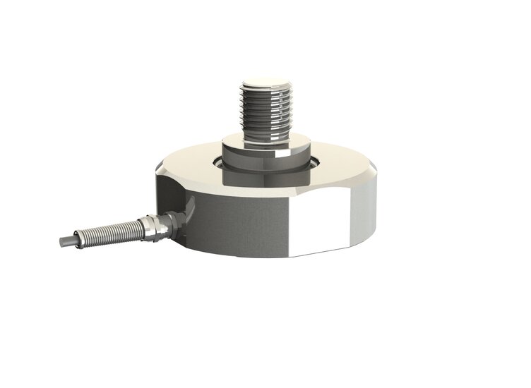 Kraftsensor für Zugkraft und Druckkraft mit den Messbereichen 150 kN, 200kN