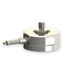 Kraftsensor für Zugkraft und Druckkraft mit den Messbereichen 10 kN ... 50 kN, Abmessungen ø90mm x 50mm, 3m Anschlusskabel / M12 Rundsteckverbinder