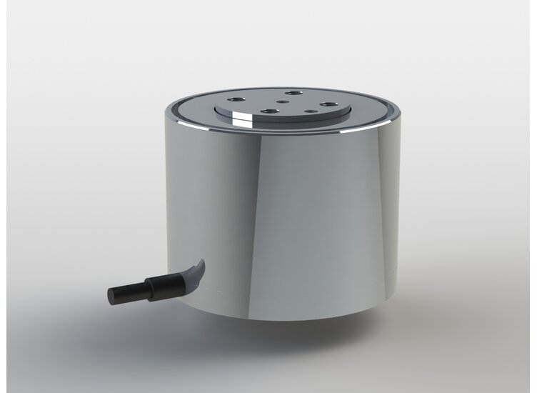 Miniatur 3-Achsen-Kraftsensor, 500 mN ...10 N, Genauigkeitsklasse 0,5, Ø35 mm x 28 mm, 3m Anschlusskabel