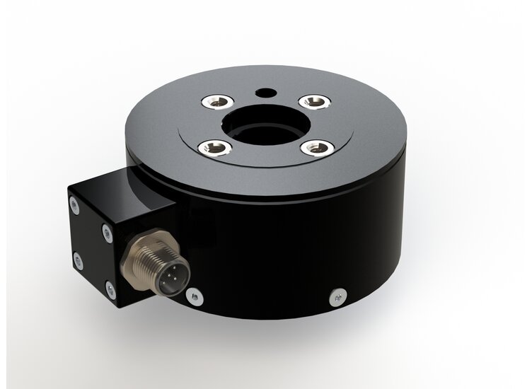 6-axis force- torque sensor with measuring range of 100N/10Nm in the dimensions of Ø 80 mm x 40 mm, with integrated elektronic GSV-6 CAN Bus. 6D Force sensor made in Germany order now directly at the manufacturer!