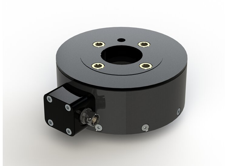 6-axis force- torque sensor with measuring range of 200N/20Nm, 600N/60Nm in the dimensions of Ø100mm x 40mm. 6D Force sensor made in Germany order now directly at the manufacturer!