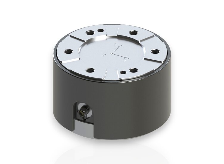 6-Achsen Kraftsensor, 2kN/200Nm,  4kN/500Nm, 10kN/1kNm, 30kN/3kNm; Genauigkeitsklasse 0.2, Ø150 mm x 90 mm