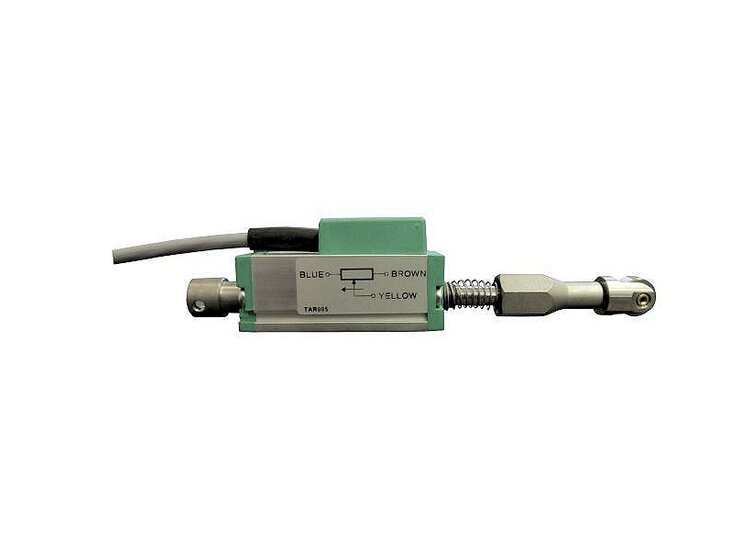 Linear Potentiometer with scanning roller, 1m 3-core shielded cable