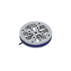 Drehmomentsensor,  25mNm ... 1Nm, Genauigkeitsklasse 0,1; Ø 70mm x 10mm 2m Anschlusskabel;